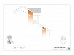 Tampak samping rumah Tampak samping rumah