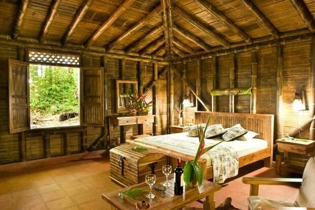 Rumah Bambu mampu menjaga suhu ruangan