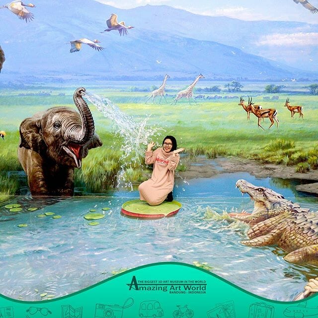 tempat wisata bandung amazing art world