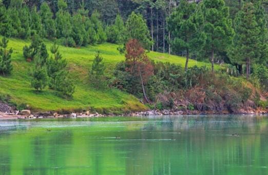 Gambar Danau Linow