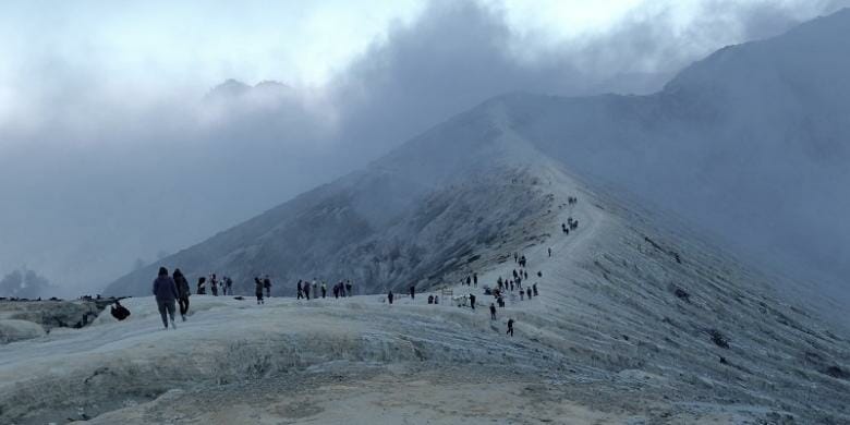 Gunung Api Aktiv kawah ijen