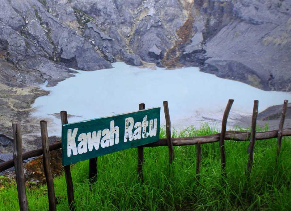 Gambar Kawah Ratu Gunung Tangkuban Perahu