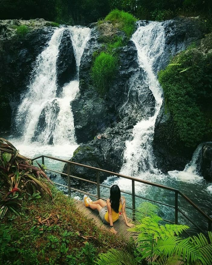 tempat wisata bandung curug maribaya