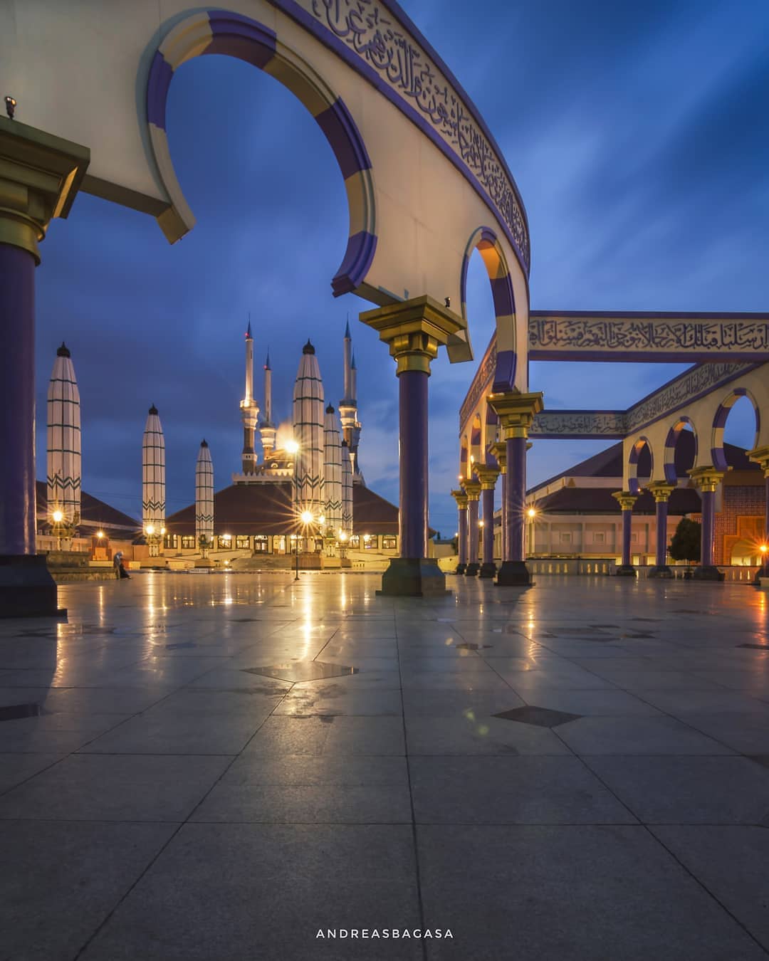 denah masjid agung jawa tengah