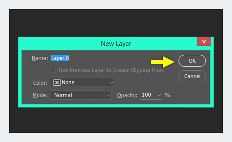 Setting Nama Layer Photoshop