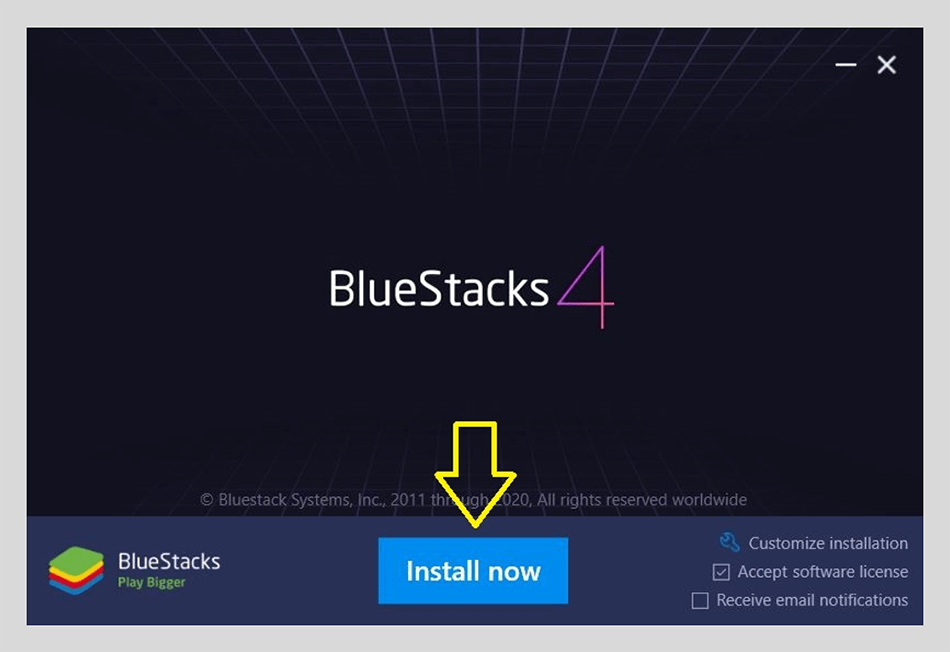 Pasang Emulator Bluestack