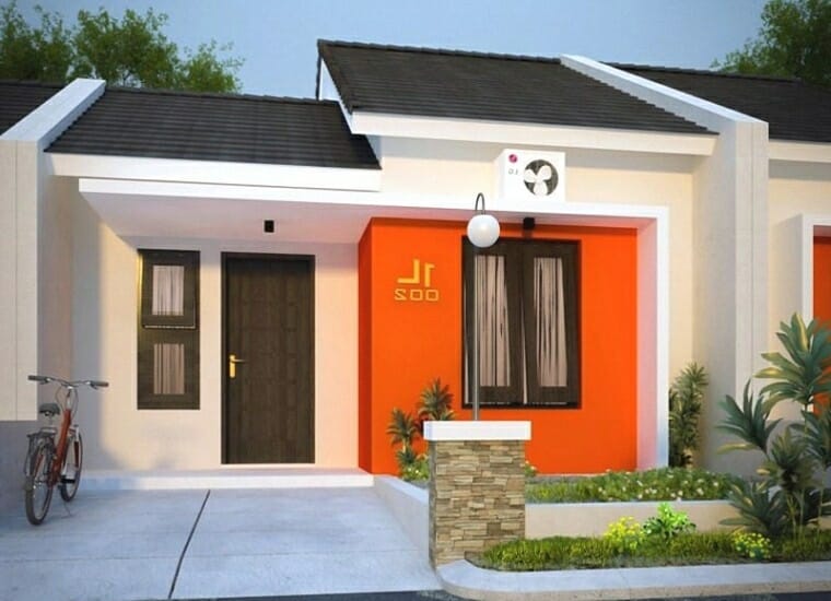 warnca cat rumah bagian luar