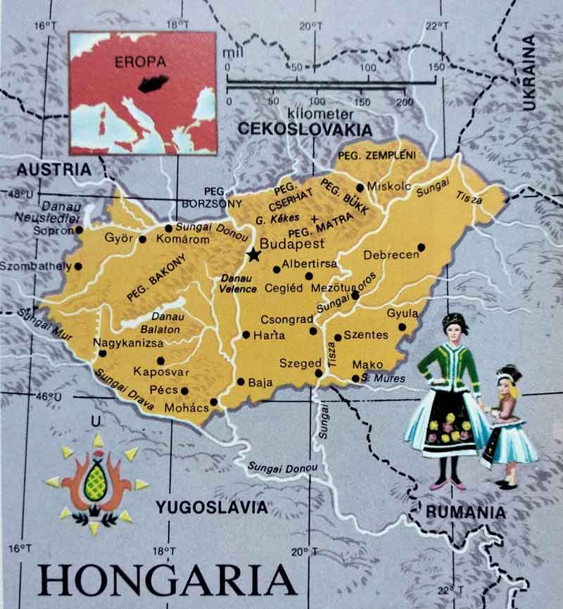 Peta Hongaria