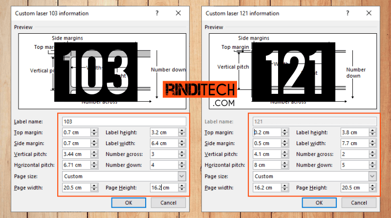 Download format label undangan 103 excel