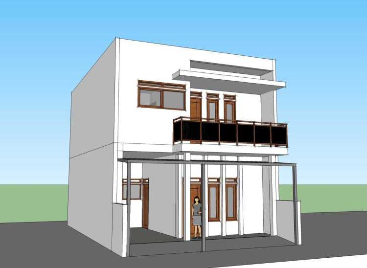 contoh denah rumah minimalis