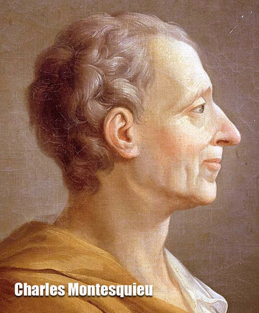 Charles Montesquieu pengemuka paham politik