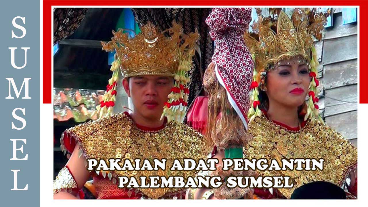 Pakaian adat pengantin Palembang Sumatra Selatan