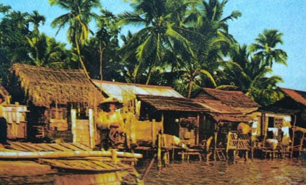 Penduduk sekitar Delta Sungai Mekong