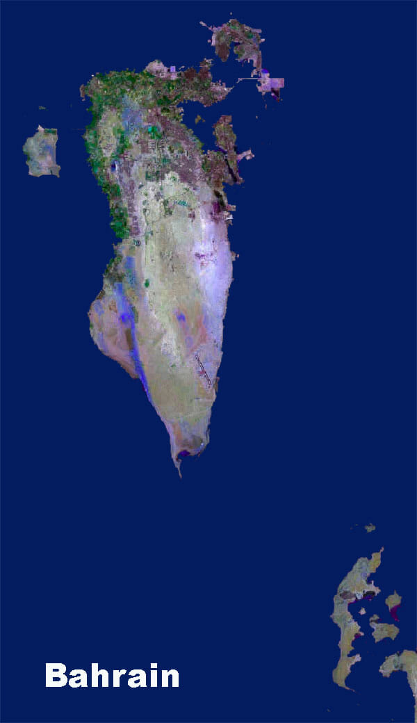 Peta Satelit Bahrain