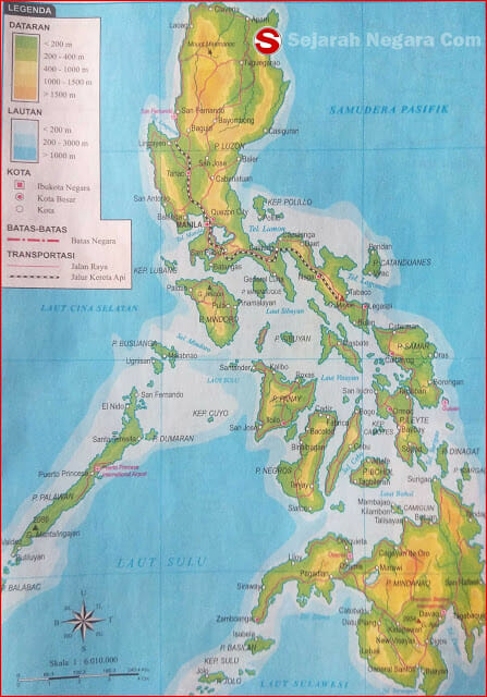Peta Negara Filipina 2018