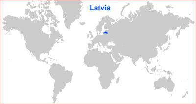 Peta Letak Latvia