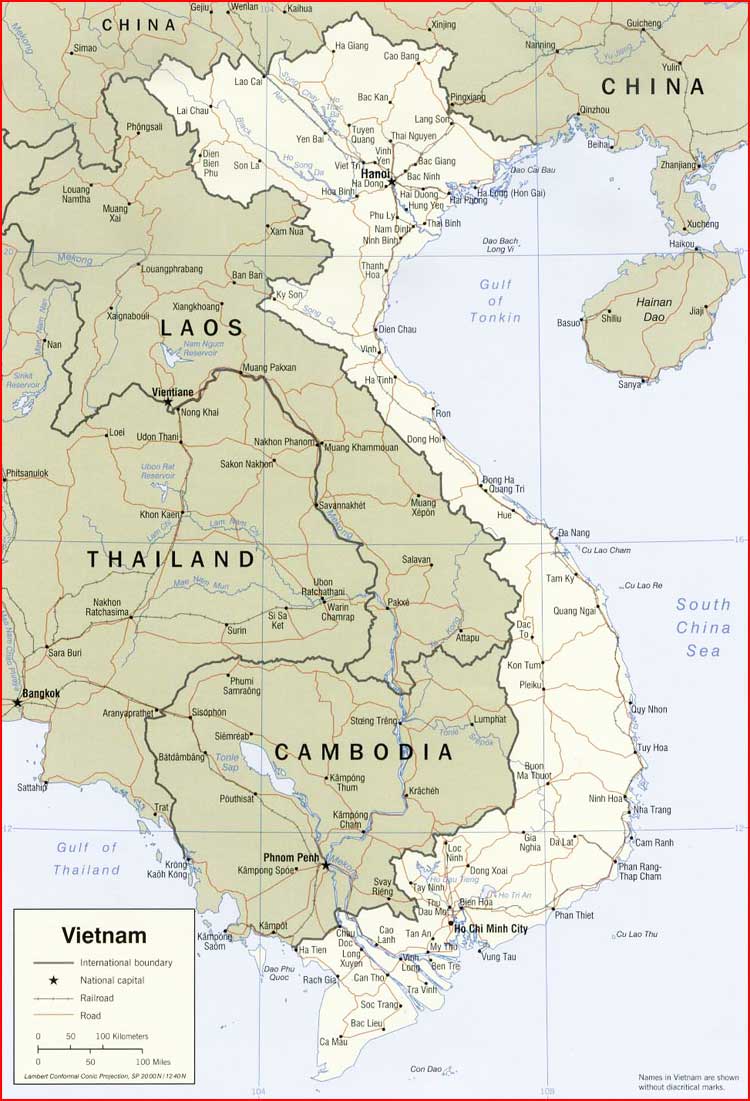 Peta politik Vietnam