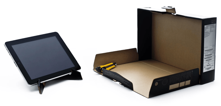 iPad Stand dari Kardus Bekas Penyangga iPad dari Kardus Bekas