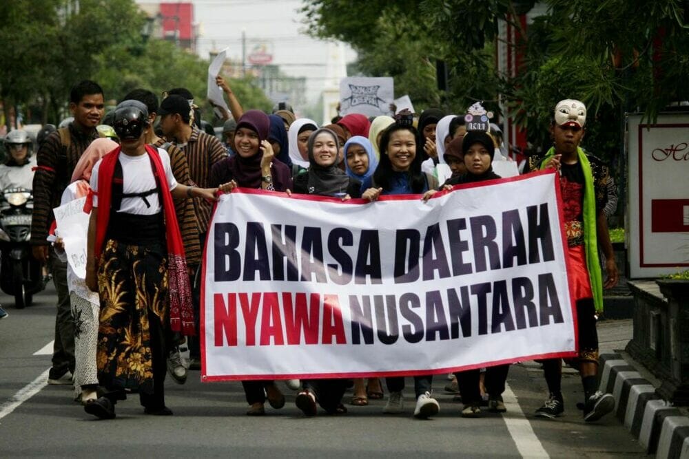 kampanye bahasa daerah