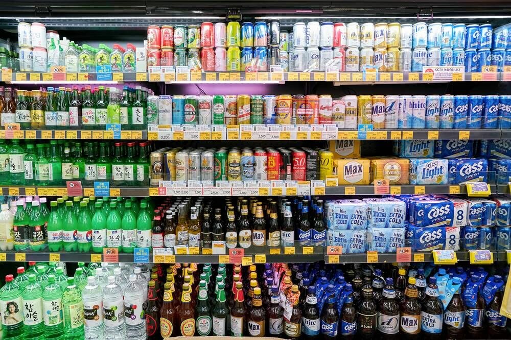 minuman kaleng minuman khas Korea Selatan
