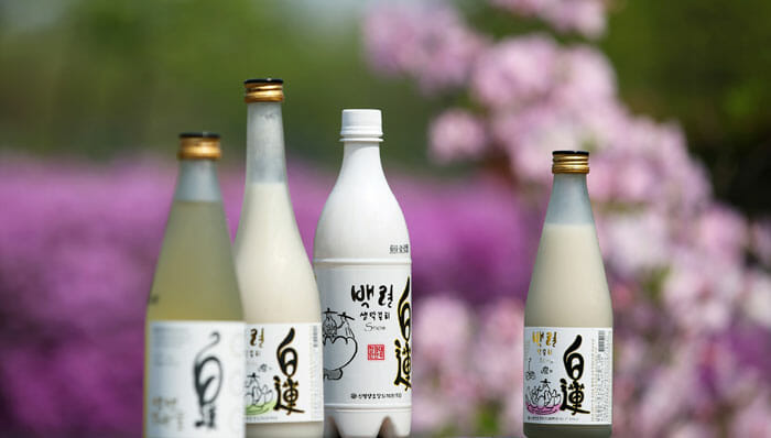 minuman khas korea minuman keras Korea dari bunga