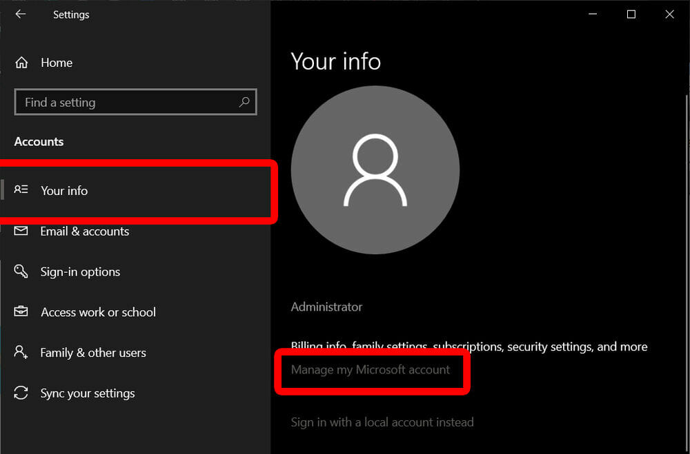 how to figure out admin password on windows 10