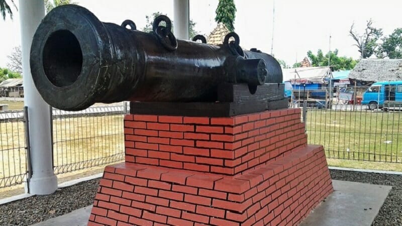 meriam peninggalan kerajaan banten