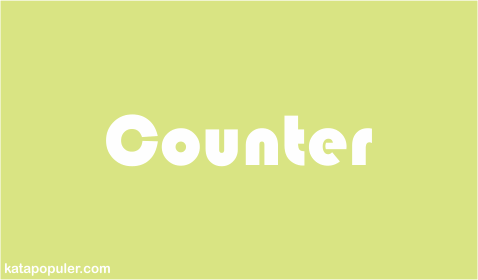 arti counter adalah
