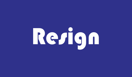 arti resign adalah